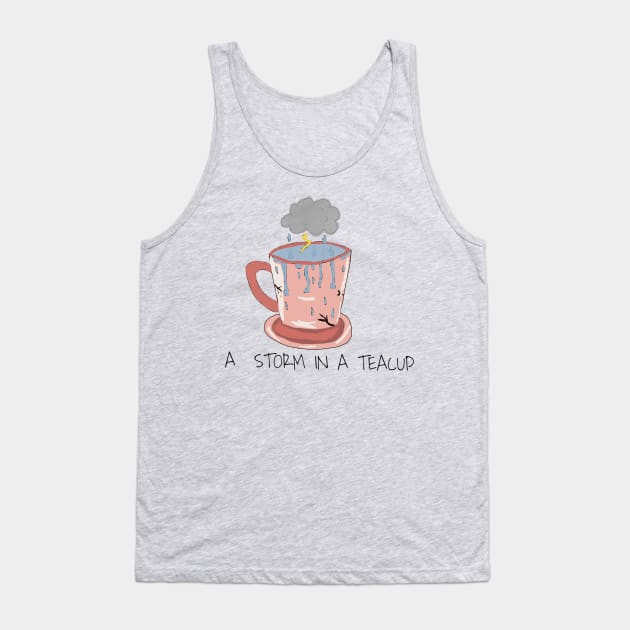 A Storm in a Teacup Tank Top by Geometrico22